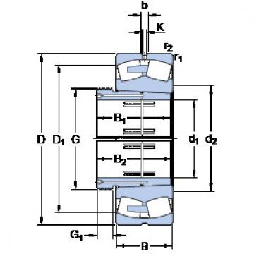 Bantalan 23184 CKJ/W33 + AOH 3184 G SKF