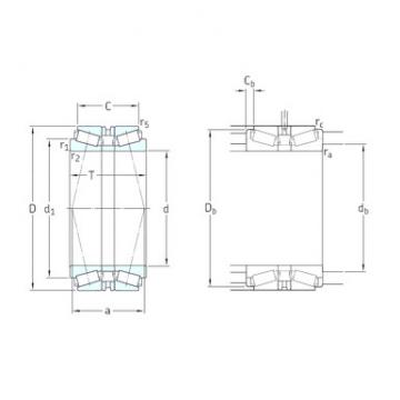 Bantalan 30215T70J2/DBC270 SKF