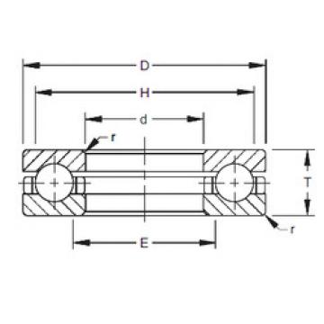 Bantalan 55TVB245 Timken