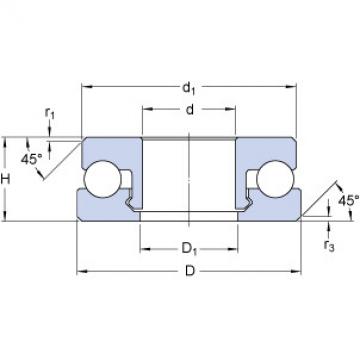 Bantalan 51103 V/HR22T2 SKF