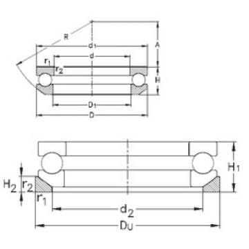 Bantalan 53208+U208 NKE