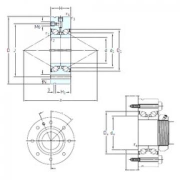 Bantalan BEAM 30/80/Z 7P60 SNFA