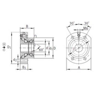 Bantalan DKLFA1575-2RS INA