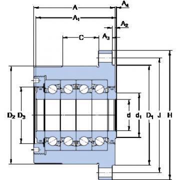 Bantalan FBSA 208 A/QFC SKF