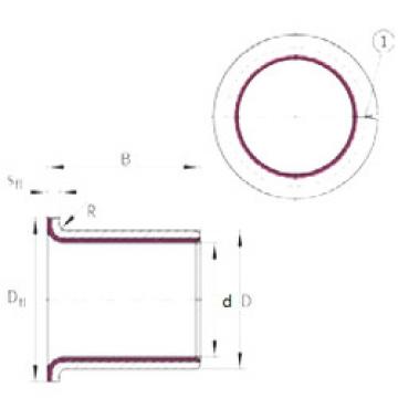 Bantalan EGF10120-E40 INA