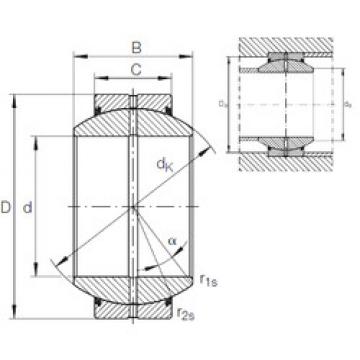 Bantalan GE 60 FO-2RS INA