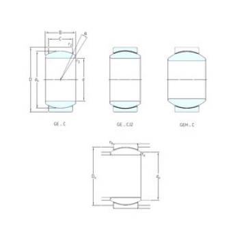 Bantalan GE50TXG3E-2LS SKF