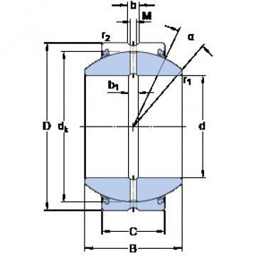 Bantalan GEH 100 ES-2RS SKF