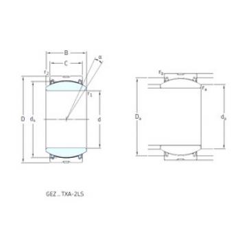 Bantalan GEZ106TXE-2LS SKF