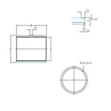 Bantalan PCM 105110115 E SKF