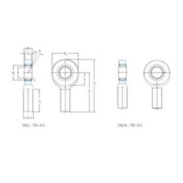 Bantalan SA35TXE-2LS SKF