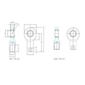 Bantalan SI70TXE-2LS SKF