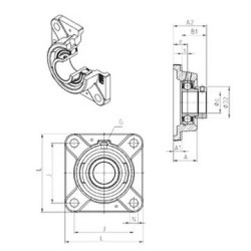 Bantalan ESFE209 SNR