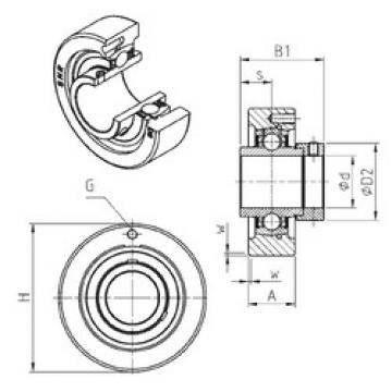 Bantalan EXC205 SNR