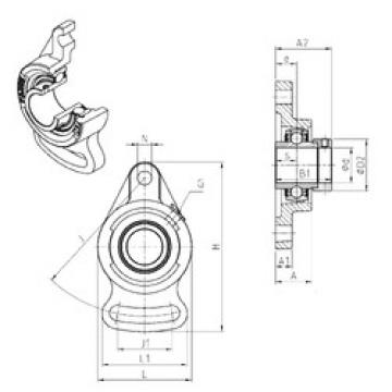 Bantalan EXFA209 SNR