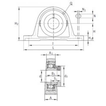 Bantalan PAK1-7/16 INA