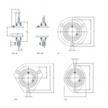 Bantalan PF 50 TR SKF