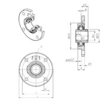 Bantalan UCFCE204 SNR