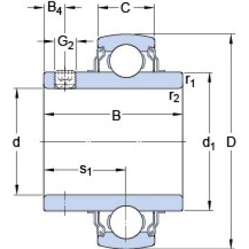 Bantalan YAR 207-107-2FW/VA201 SKF