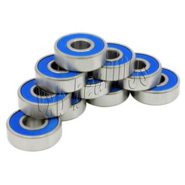 16 inline Skate Sealed Bearing Bronze Cage Ball Bearings Rolling