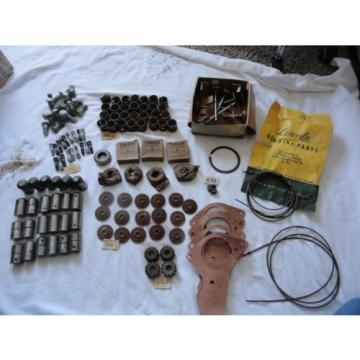 Cables, Gaskets, Bearings, Gears, Bolts, Exhst valvs, Bulk Lot, Vintage Car part