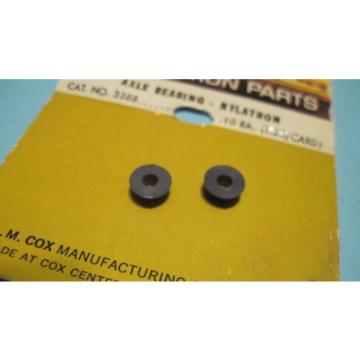 One pair of 1/24 cox slot car axle bearings - nylatron 1/32 , 3388