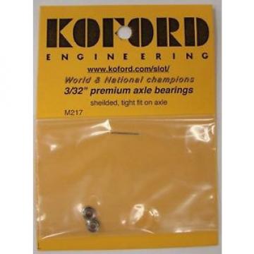 Koford 3/32&#034; Premium Axle Bearings 1/24 Slot Car