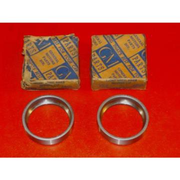 NOS 1933-1936 Chevrolet Standard Car PAIR front wheel inner bearing cups 909622