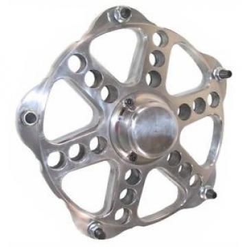 KEIZER ALUMINUM SPRINT CAR HUB W/BEARINGS,6 SPOKE,5 LUG,POLISHED