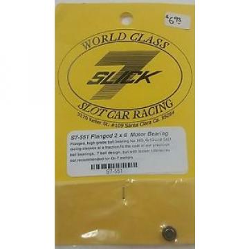 1/24 Scale Slot Car Slick 7 S7-551 - Flanged 2 x 6 Motor Bearing - $6.95 EA