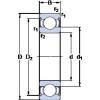 Bantalan 6010-2Z SKF #1 small image