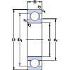 Bantalan W 618/8 SKF