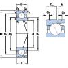 Bantalan 7034 ACD/P4AL SKF #1 small image