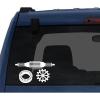 Industrial #5 - Gear Cogwheel Differential Bearing - Car Tablet Vinyl Decal