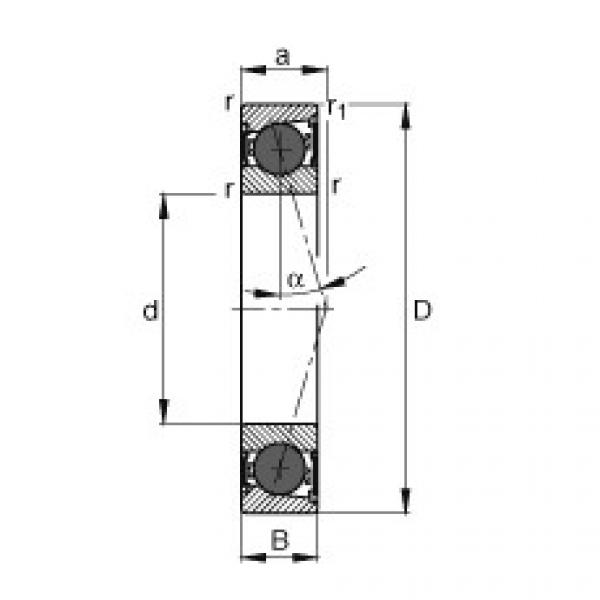 Bantalan HCB71916-C-2RSD-T-P4S FAG #1 image