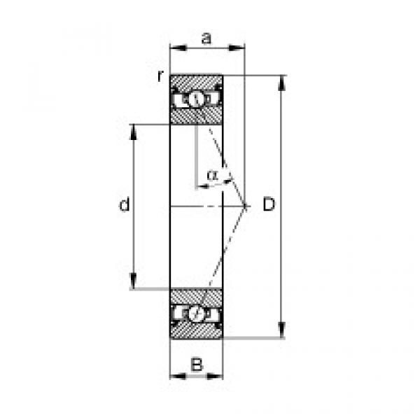 Bantalan HSS71901-E-T-P4S FAG #1 image