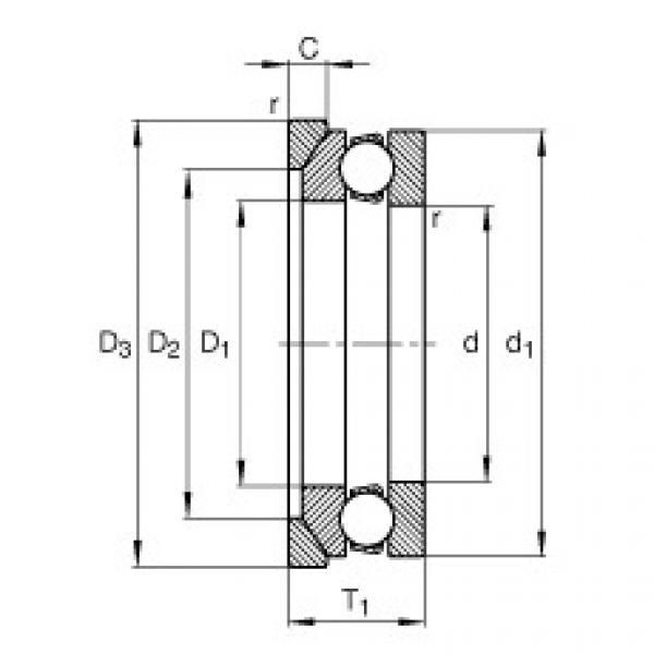 Bantalan 53216 + U216 FAG #1 image