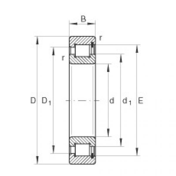 Bantalan SL182217 INA #1 image