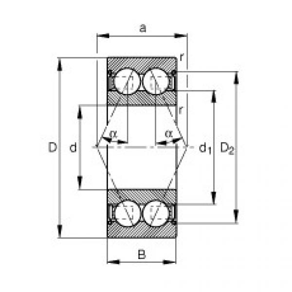 Bantalan 3808-B-2Z-TVH FAG #1 image