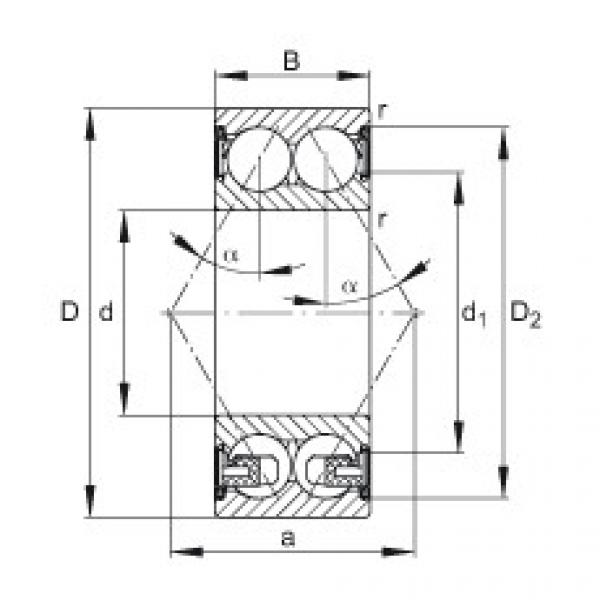 Bantalan 3211-BD-2Z-TVH FAG #1 image