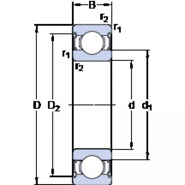 Bantalan 6009-2Z SKF #1 image