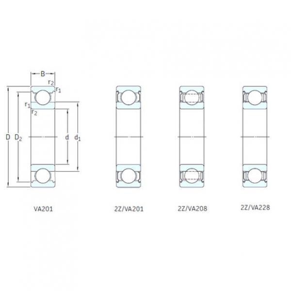 Bantalan 6209-2Z/VA228 SKF #1 image