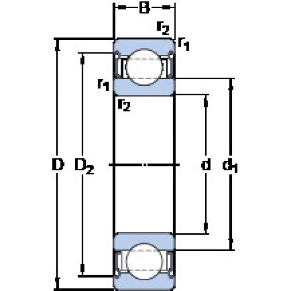 Bantalan 6003-2Z/VA208 SKF #1 image