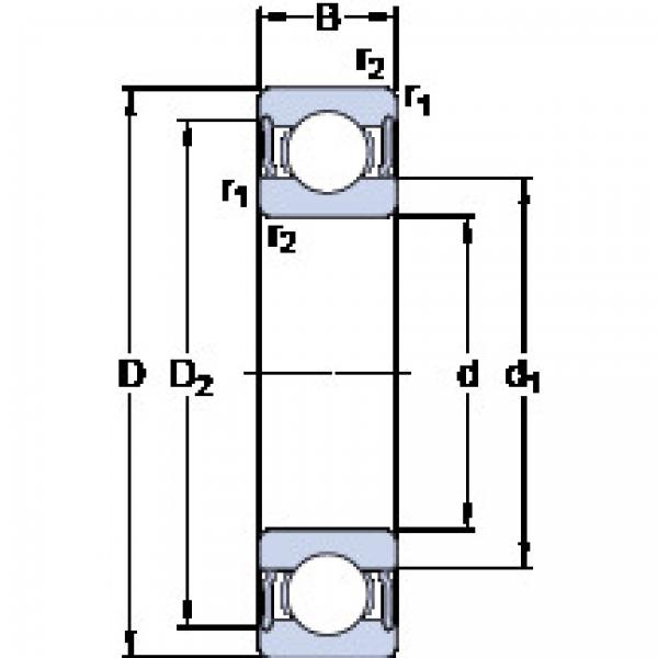 Bantalan 61919-2RS1 SKF #1 image