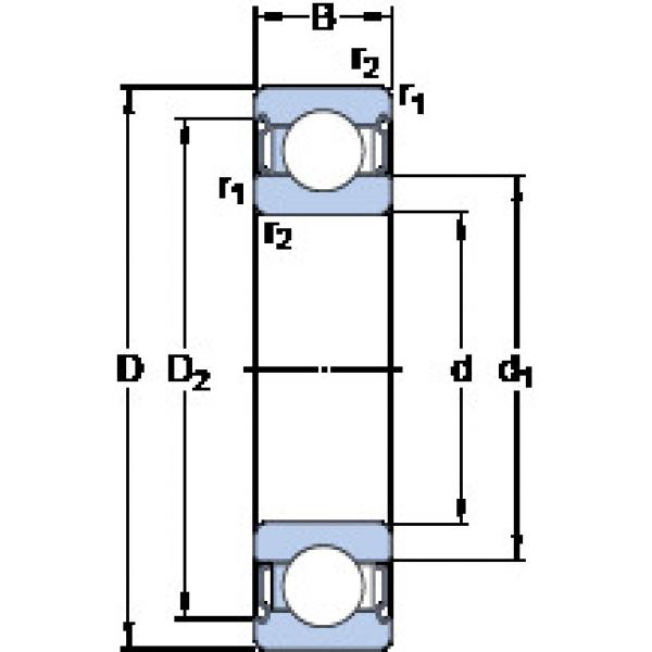 Bantalan 6214-2Z/VA228 SKF #1 image