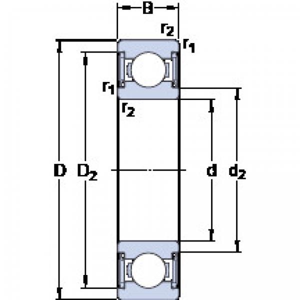 Bantalan W 63802-2RS1 SKF #1 image