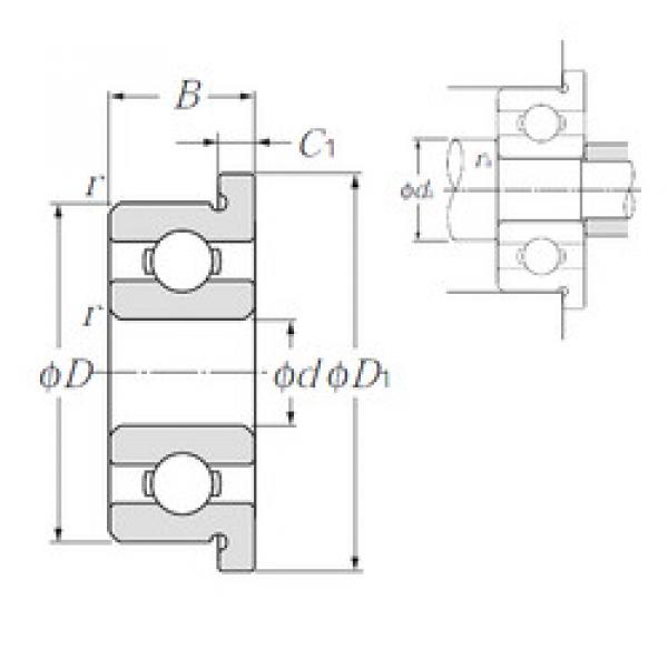 Bantalan FL606 NTN #1 image