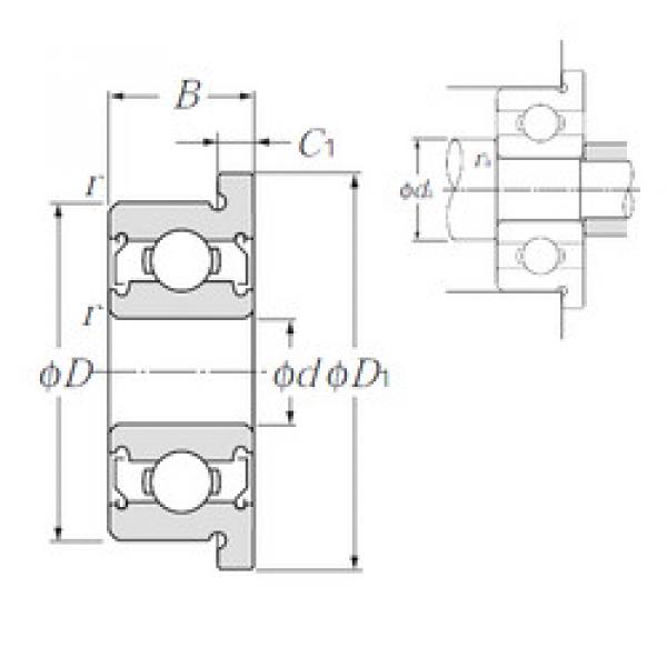 Bantalan FL686ZZ NTN #1 image