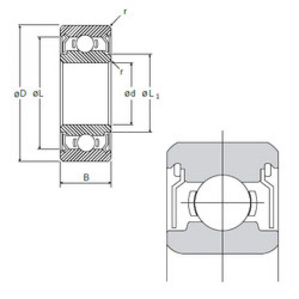 Bantalan L-1040X2ZZ NMB #1 image