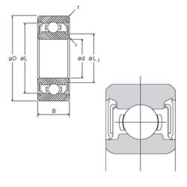 Bantalan L-1060DD NMB #1 image